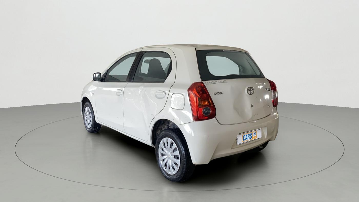 2012 Toyota Etios Liva G, Petrol, Manual, 86,850 km, Left Back Diagonal