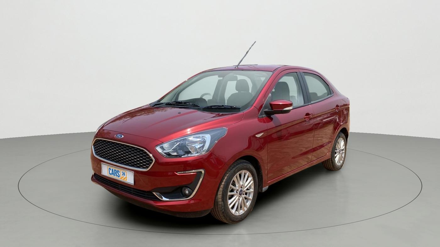2019 Ford Figo Aspire TITANIUM PLUS 1.2 PETROL, Petrol, Manual, 10,872 km, Left Front Diagonal