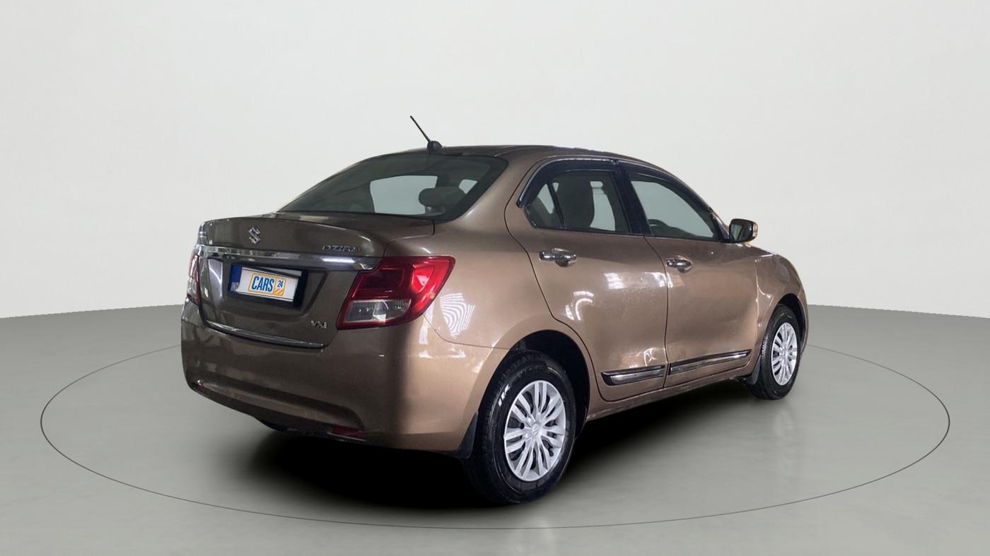 2017 Maruti Dzire VXI, Petrol, Manual, 77,569 km, Right Back Diagonal