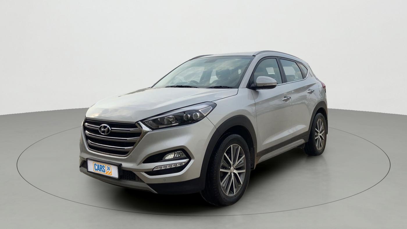 2017 Hyundai Tucson GLS 4WD AT DIESEL, Diesel, Automatic, 63,640 km, Left Front Diagonal
