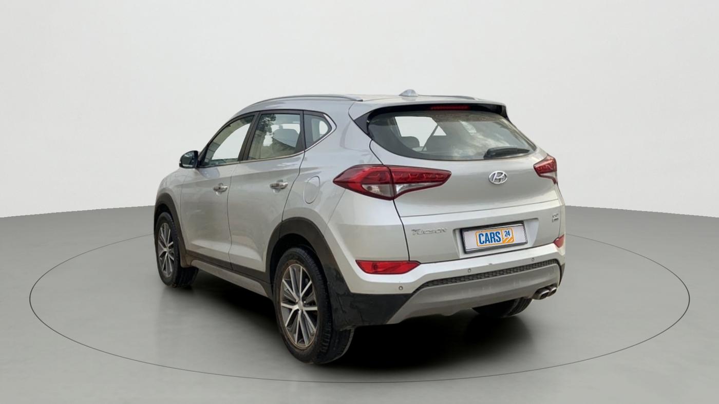 2017 Hyundai Tucson GLS 4WD AT DIESEL, Diesel, Automatic, 63,640 km, Left Back Diagonal