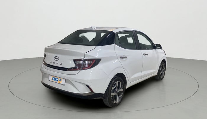 2021 Hyundai AURA SX+ 1.0 TURBO GDI MT, Petrol, Manual, 24,850 km, Right Back Diagonal