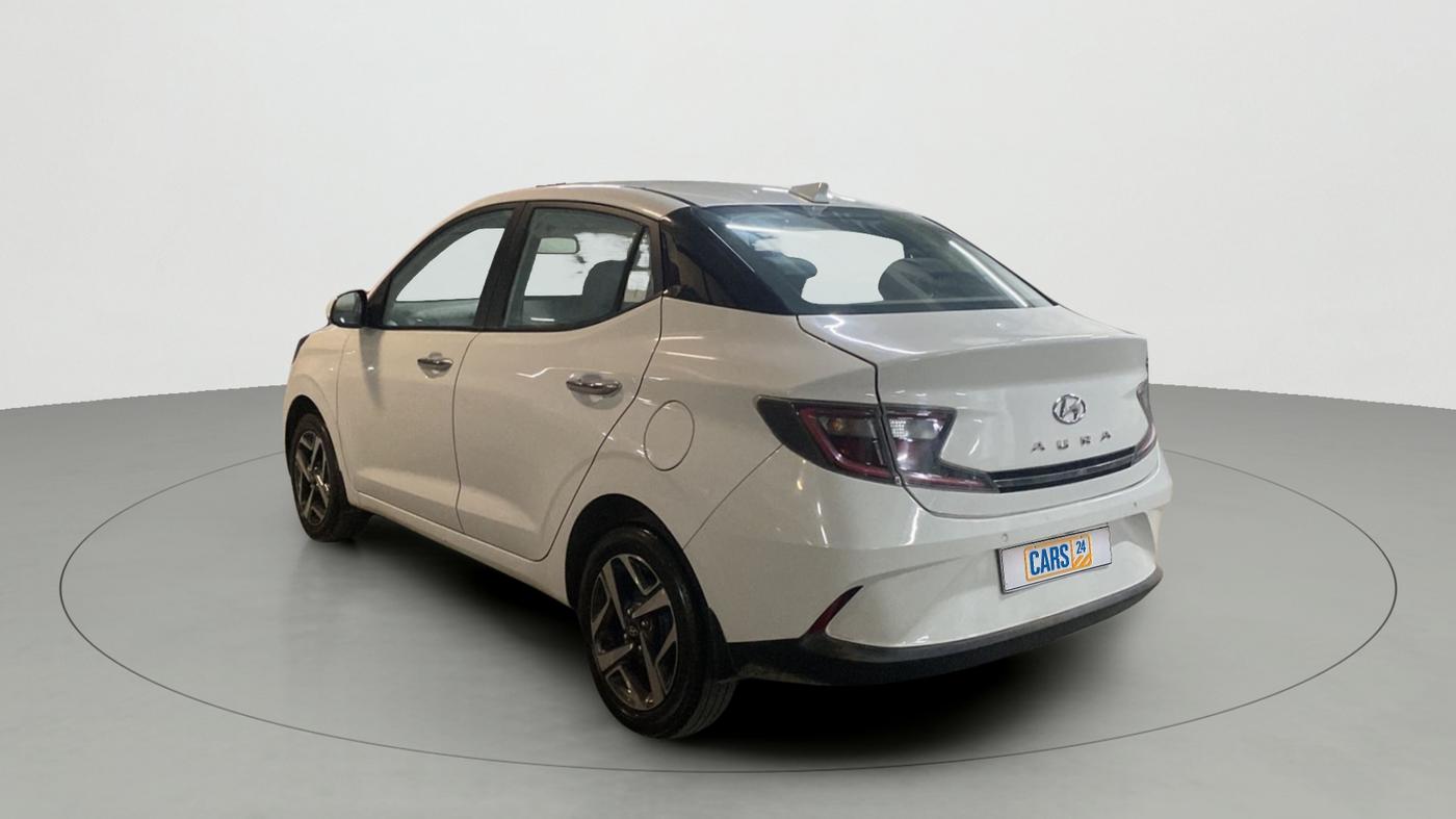 2021 Hyundai AURA SX+ 1.0 TURBO GDI MT, Petrol, Manual, 24,850 km, Left Back Diagonal