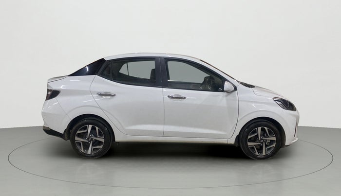 2021 Hyundai AURA SX+ 1.0 TURBO GDI MT, Petrol, Manual, 24,850 km, Right Side View