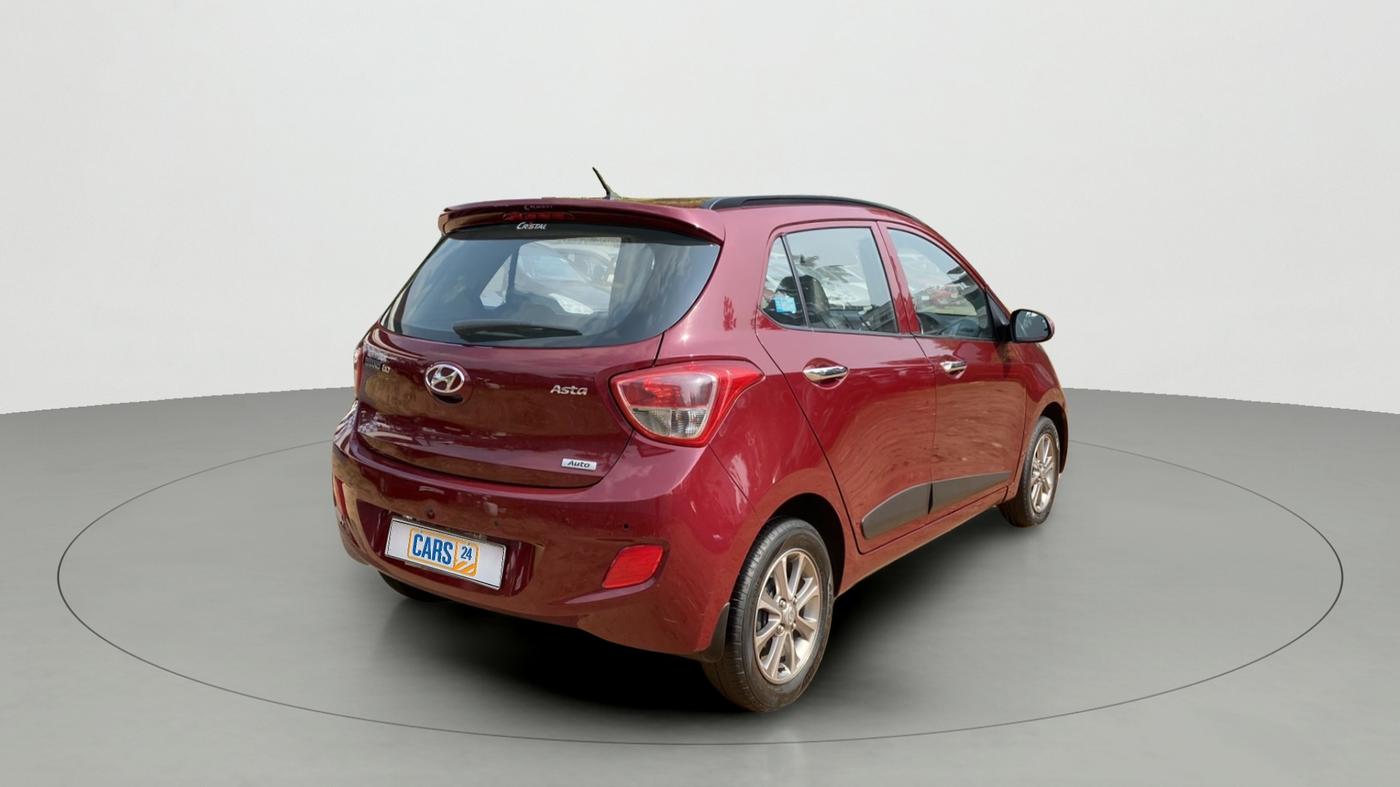 2016 Hyundai Grand i10 ASTA (O) AT 1.2 KAPPA VTVT, Petrol, Automatic, 52,073 km, Right Back Diagonal