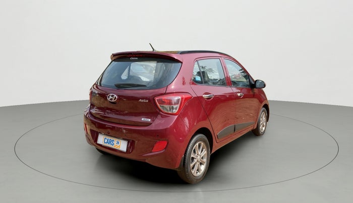 2016 Hyundai Grand i10 ASTA (O) AT 1.2 KAPPA VTVT, Petrol, Automatic, 52,073 km, Right Back Diagonal