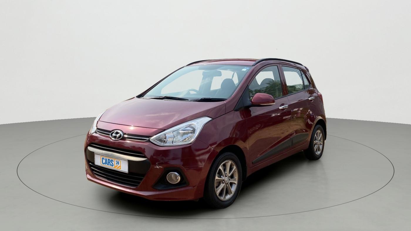 2016 Hyundai Grand i10 ASTA (O) AT 1.2 KAPPA VTVT, Petrol, Automatic, 52,073 km, Left Front Diagonal