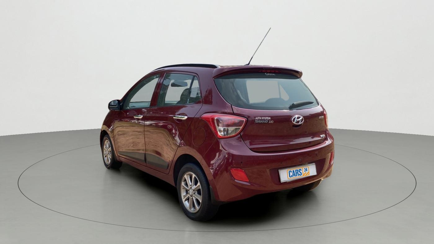 2016 Hyundai Grand i10 ASTA (O) AT 1.2 KAPPA VTVT, Petrol, Automatic, 52,073 km, Left Back Diagonal