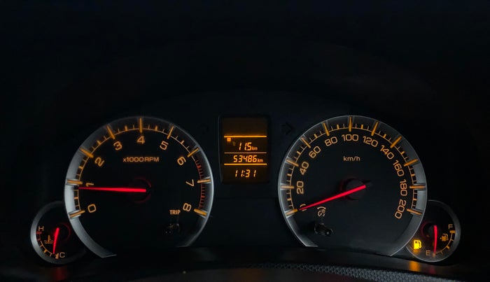 2017 Maruti Swift VXI, Petrol, Manual, 53,486 km, Odometer Image