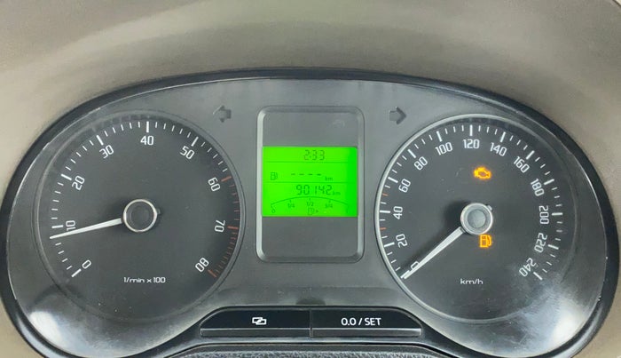 2011 Skoda Rapid ELEGANCE 1.6 MPFI MT, Petrol, Manual, 90,254 km, Odometer Image
