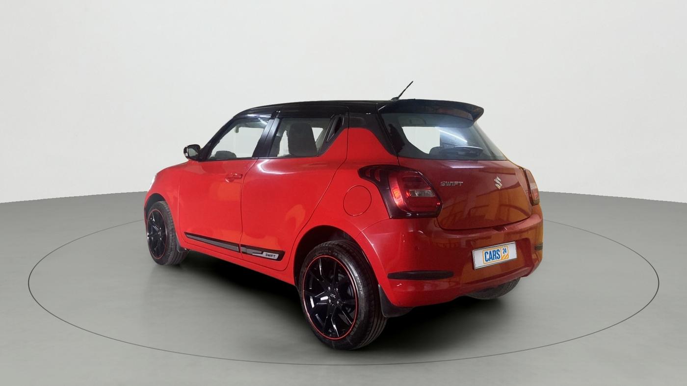2021 Maruti Swift ZXI PLUS AMT DUAL TONE, Petrol, Automatic, 7,183 km, Left Back Diagonal