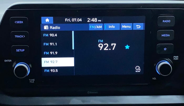 2021 Hyundai NEW I20 SPORTZ 1.2 MT, Petrol, Manual, 47,338 km, Infotainment System