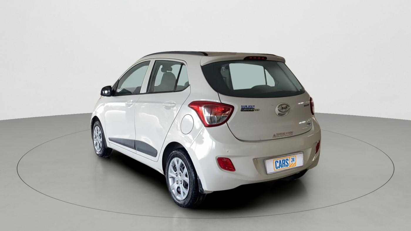 2015 Hyundai Grand i10 SPORTZ 1.2 KAPPA VTVT, CNG, Manual, 60,460 km, Left Back Diagonal