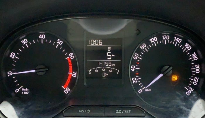2021 Skoda Rapid STYLE TSI, Petrol, Manual, 14,881 km, Odometer Image