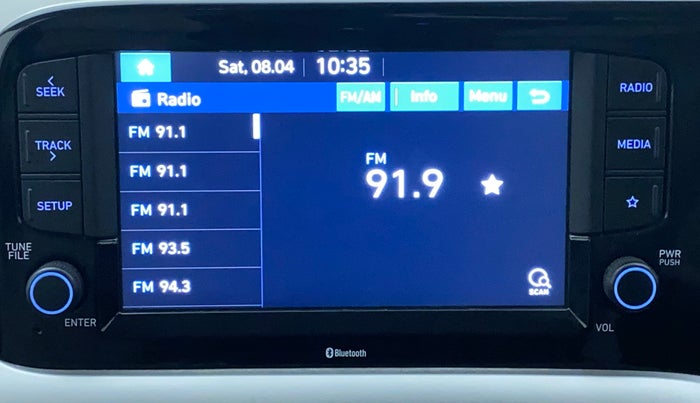 2020 Hyundai GRAND I10 NIOS SPORTZ AMT 1.2 KAPPA VTVT, Petrol, Automatic, 61,317 km, Infotainment System