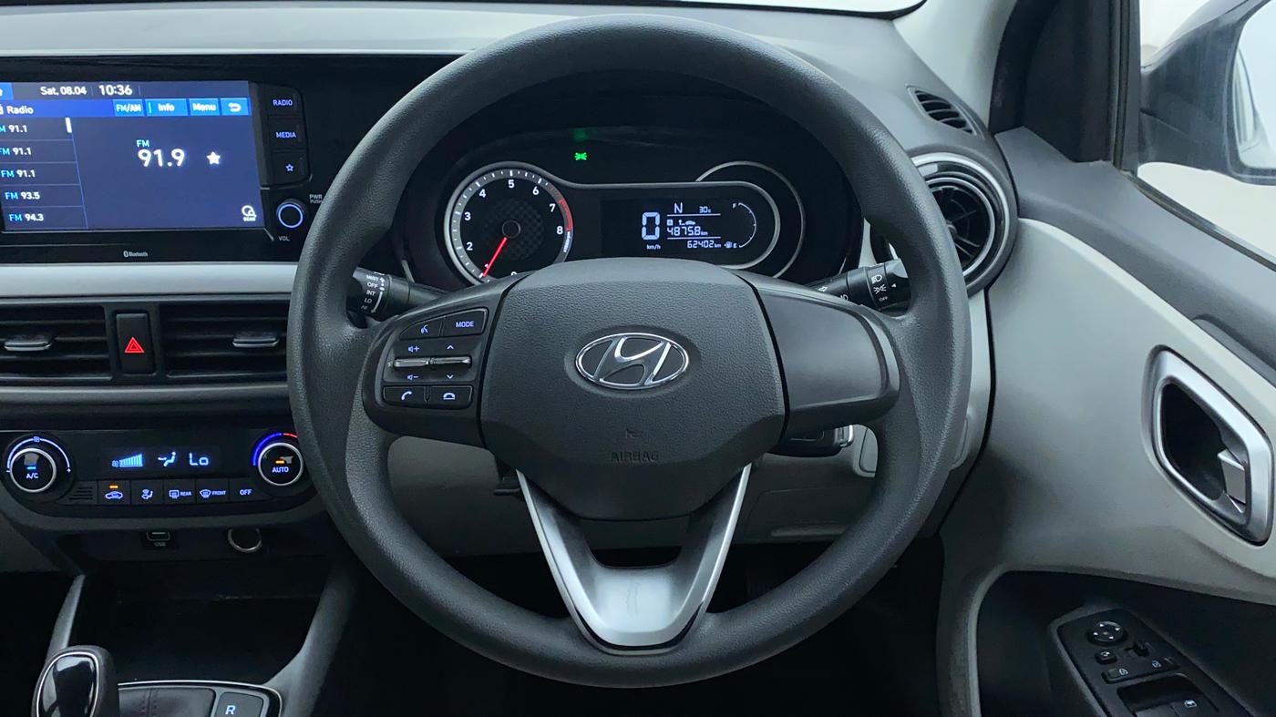 2020 Hyundai GRAND I10 NIOS SPORTZ AMT 1.2 KAPPA VTVT, Petrol, Automatic, 61,317 km, Steering Wheel Close Up