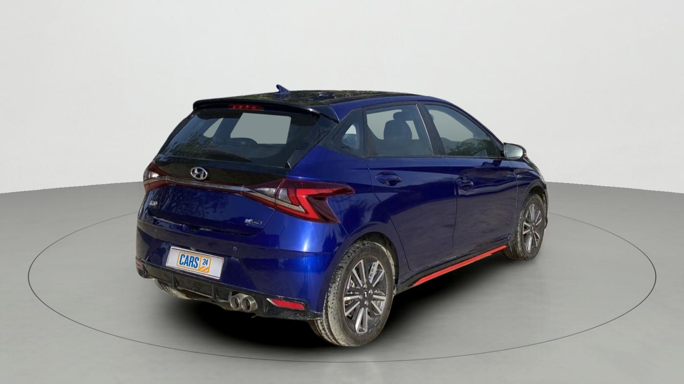 2021 Hyundai NEW I20 N LINE N8 1.0 TURBO GDI DCT, Petrol, Automatic, 17,191 km, Right Back Diagonal