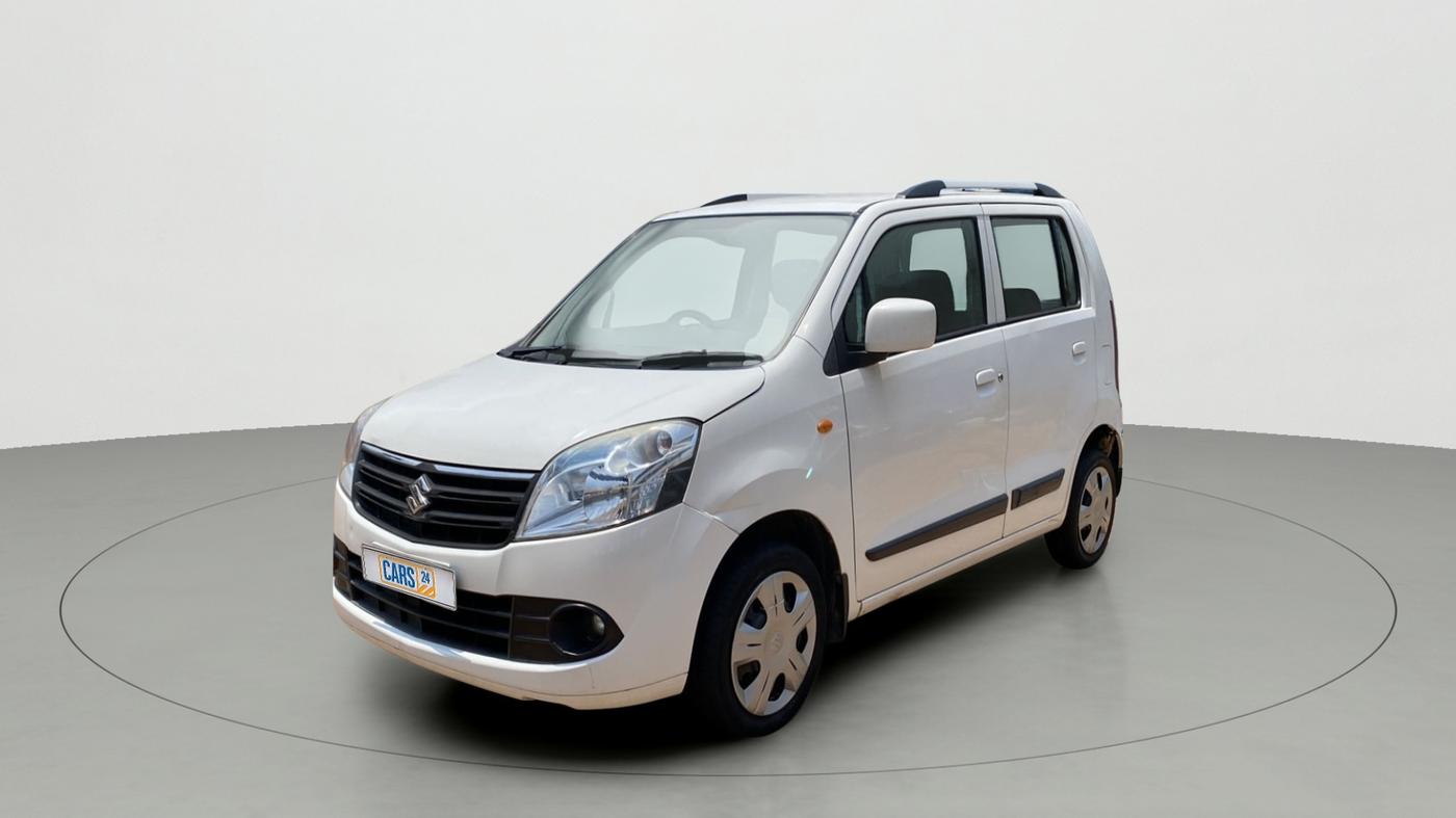 2012 Maruti Wagon R 1.0 VXI, Petrol, Manual, 48,693 km, Left Front Diagonal