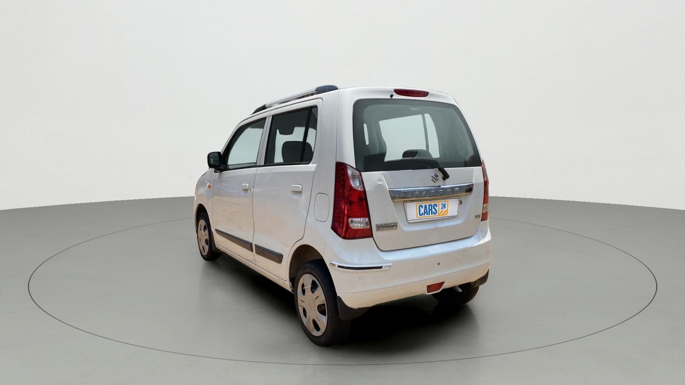2012 Maruti Wagon R 1.0 VXI, Petrol, Manual, 48,693 km, Left Back Diagonal