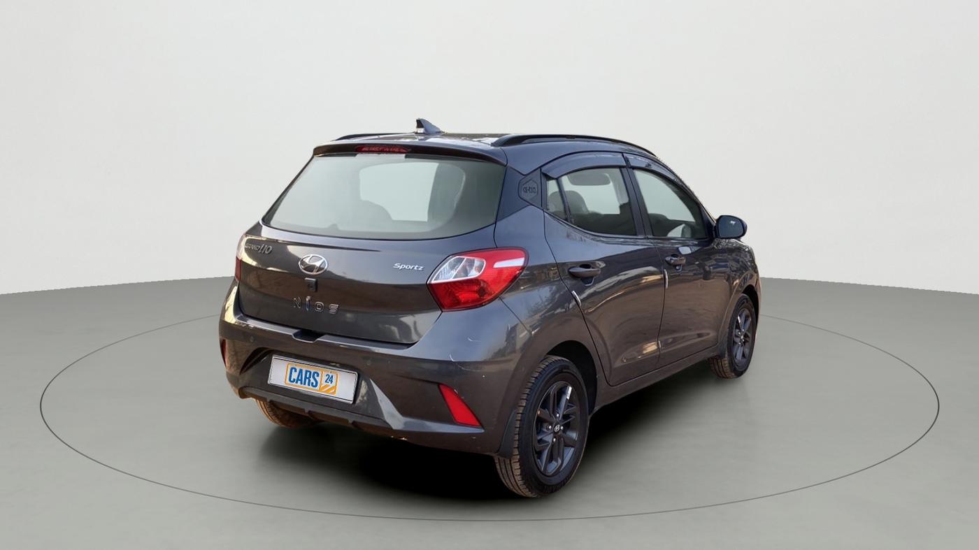 2021 Hyundai GRAND I10 NIOS SPORTZ 1.2 KAPPA VTVT, Petrol, Manual, 10,864 km, Right Back Diagonal