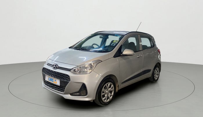 2017 Hyundai Grand i10 SPORTZ (O) 1.2 KAPPA VTVT, Petrol, Manual, 45,074 km, Left Front Diagonal