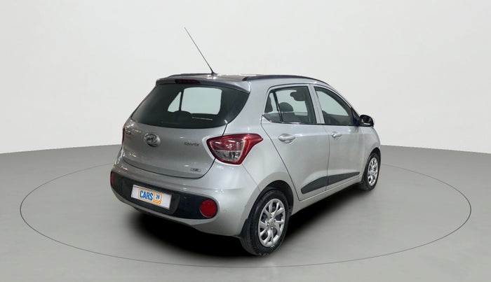 2017 Hyundai Grand i10 SPORTZ (O) 1.2 KAPPA VTVT, Petrol, Manual, 45,074 km, Right Back Diagonal