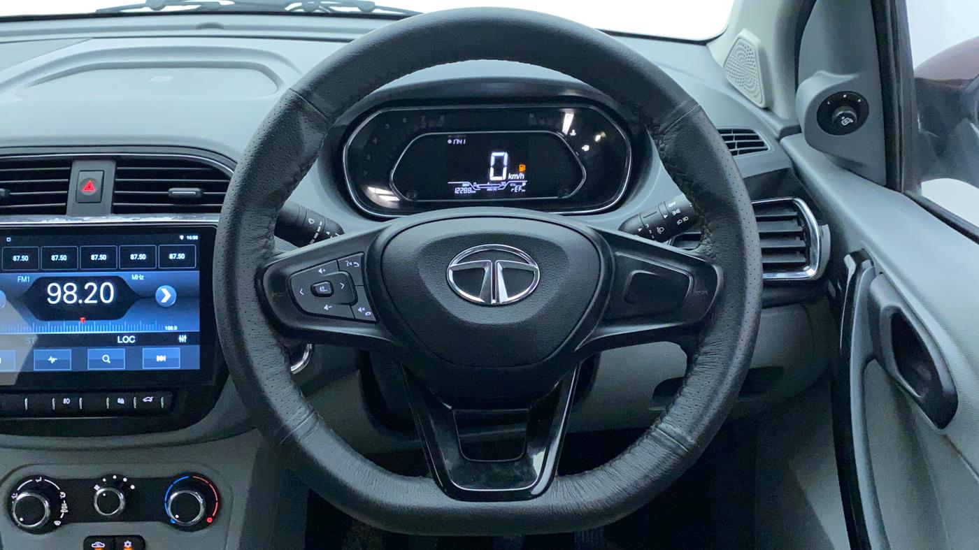 2021 Tata TIGOR XZ PETROL, Petrol, Manual, 12,288 km, Steering Wheel Close Up