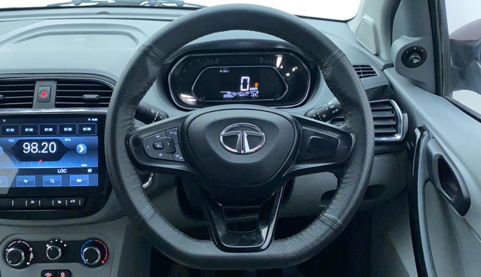 2021 Tata TIGOR XZ PETROL, Petrol, Manual, 12,288 km, Steering Wheel Close Up