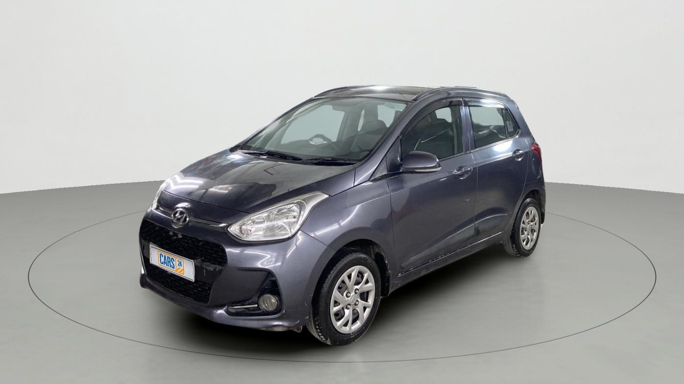 2018 Hyundai Grand i10 SPORTZ 1.2 KAPPA VTVT, Petrol, Manual, 15,290 km, Left Front Diagonal