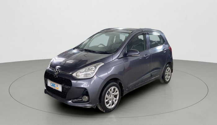 2018 Hyundai Grand i10 SPORTZ 1.2 KAPPA VTVT, Petrol, Manual, 15,290 km, Left Front Diagonal