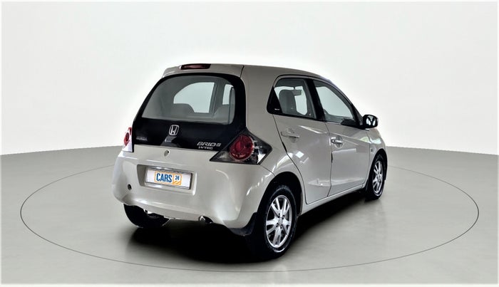 2012 Honda Brio V MT, Petrol, Manual, 87,509 km, Right Back Diagonal