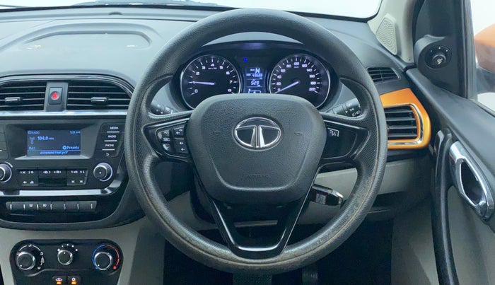 2018 Tata Tiago XZA PETROL, Petrol, Automatic, 43,688 km, Steering Wheel Close Up