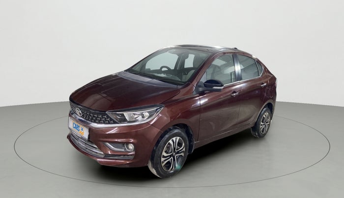 2022 Tata TIGOR XZ PLUS CNG DUAL TONE, CNG, Manual, 26,783 km, Left Front Diagonal