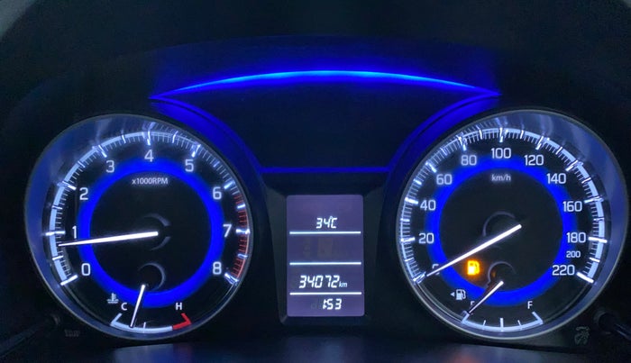 2019 Maruti Baleno DELTA PETROL 1.2, Petrol, Manual, 34,072 km, Odometer Image