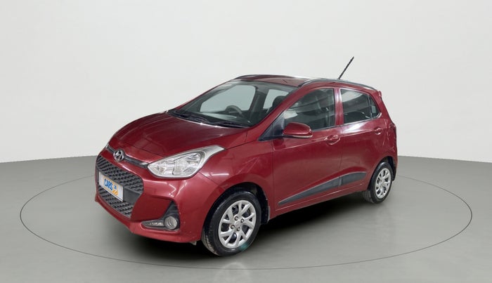 2019 Hyundai Grand i10 SPORTZ 1.2 KAPPA VTVT, Petrol, Manual, 17,925 km, Left Front Diagonal
