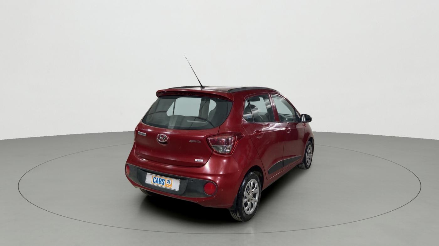 2019 Hyundai Grand i10 SPORTZ 1.2 KAPPA VTVT, Petrol, Manual, 17,925 km, Right Back Diagonal