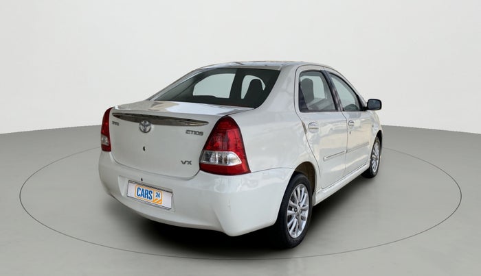 2011 Toyota Etios VX, Petrol, Manual, 65,735 km, Right Back Diagonal