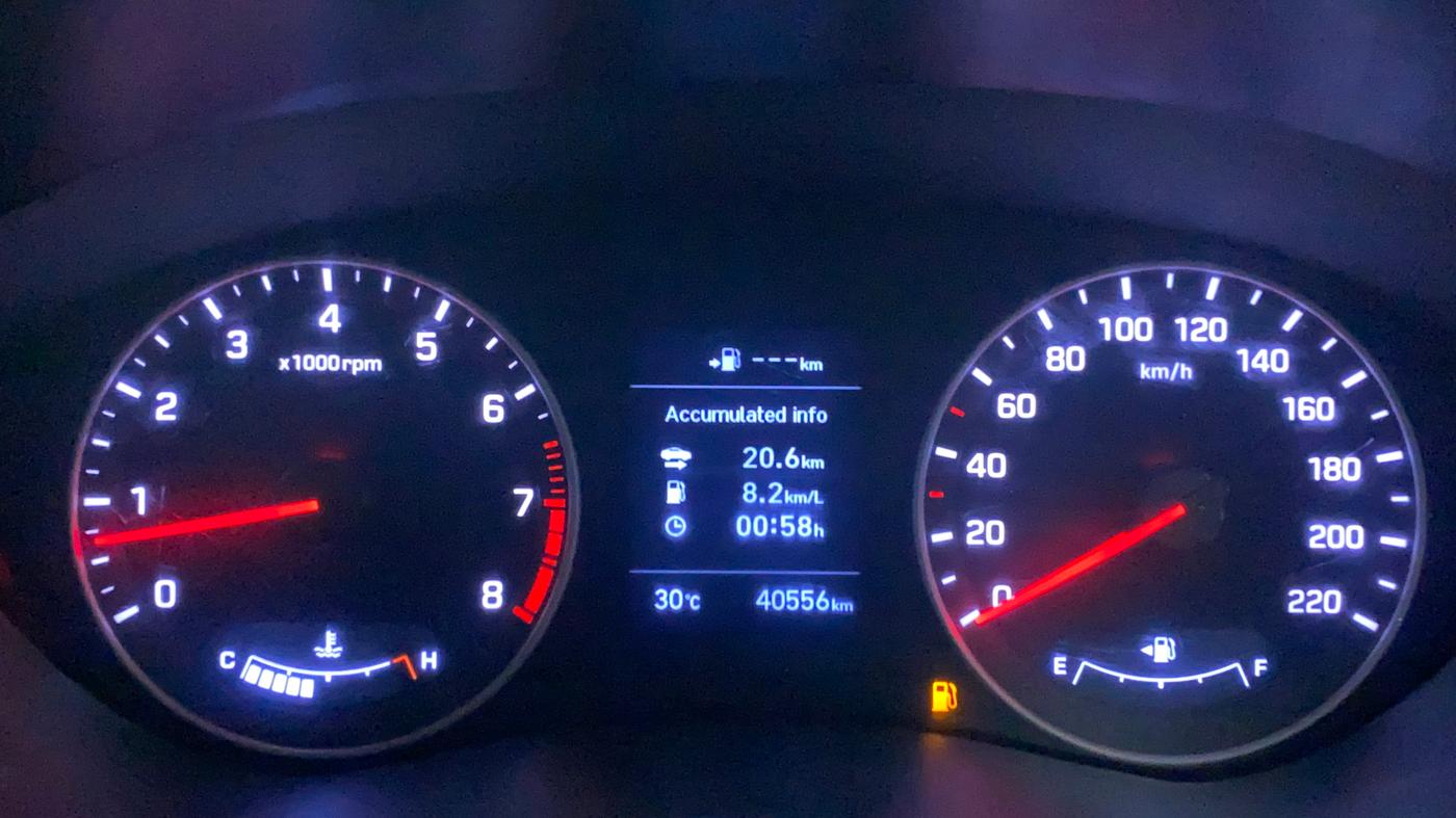 2020 Hyundai Elite i20 ASTA 1.2 (O), Petrol, Manual, 40,556 km, Odometer Image