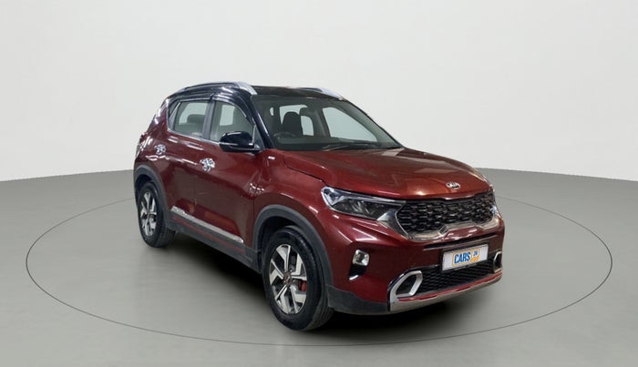 2021 KIA SONET GTX PLUS 1.0 IMT DUAL TONE, Petrol, Manual, 22,542 km, Right Front Diagonal