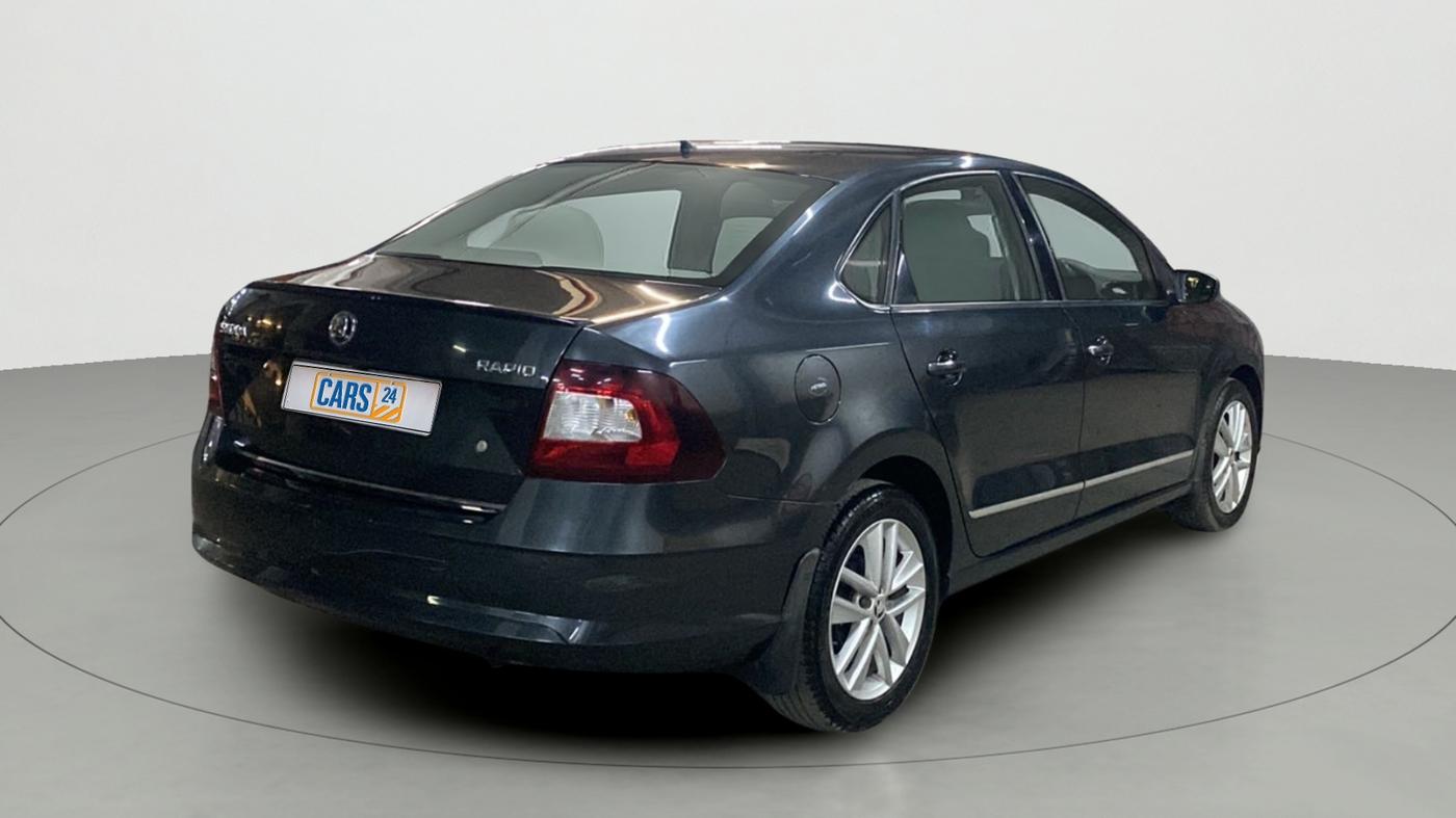 2021 Skoda Rapid STYLE AT TSI, Petrol, Automatic, 14,335 km, Right Back Diagonal