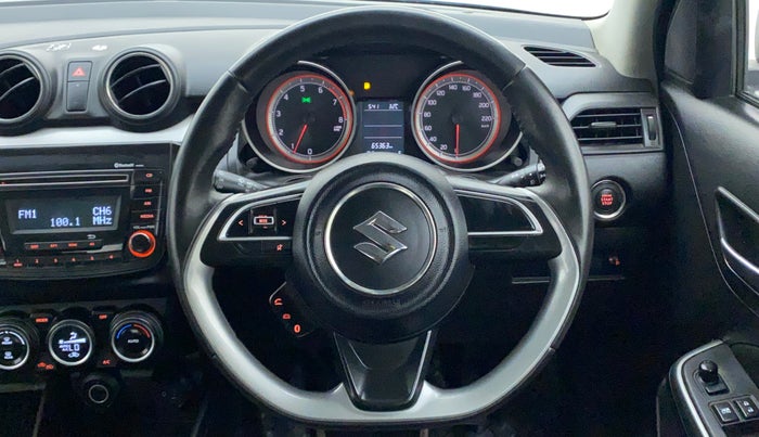 2018 Maruti Swift ZXI, Petrol, Manual, 65,363 km, Steering Wheel Close Up