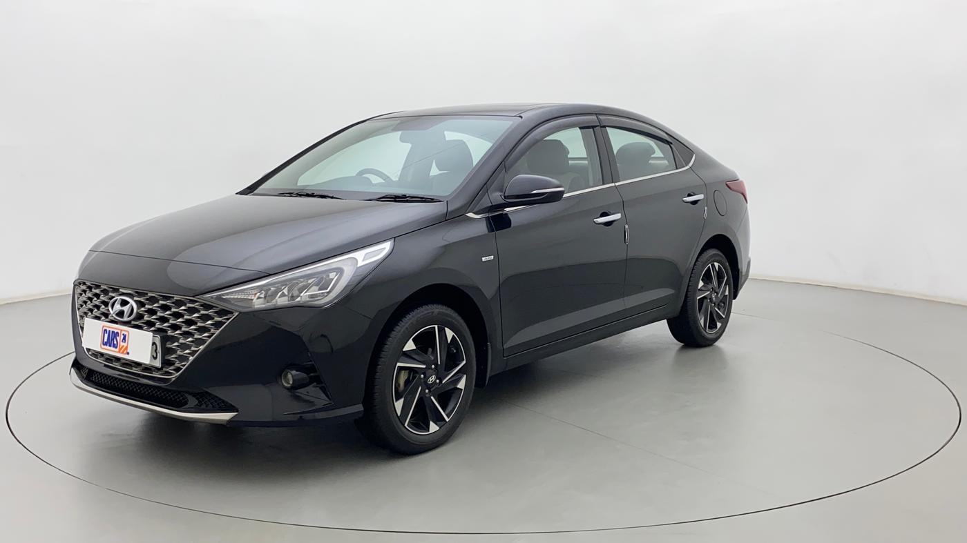 2021 Hyundai Verna SX (O) 1.5 VTVT IVT, Petrol, Automatic, 14,121 km, Left Front Diagonal