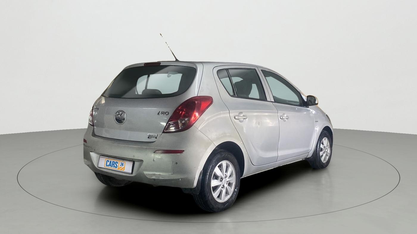 2012 Hyundai i20 SPORTZ 1.2, Petrol, Manual, 89,379 km, Right Back Diagonal