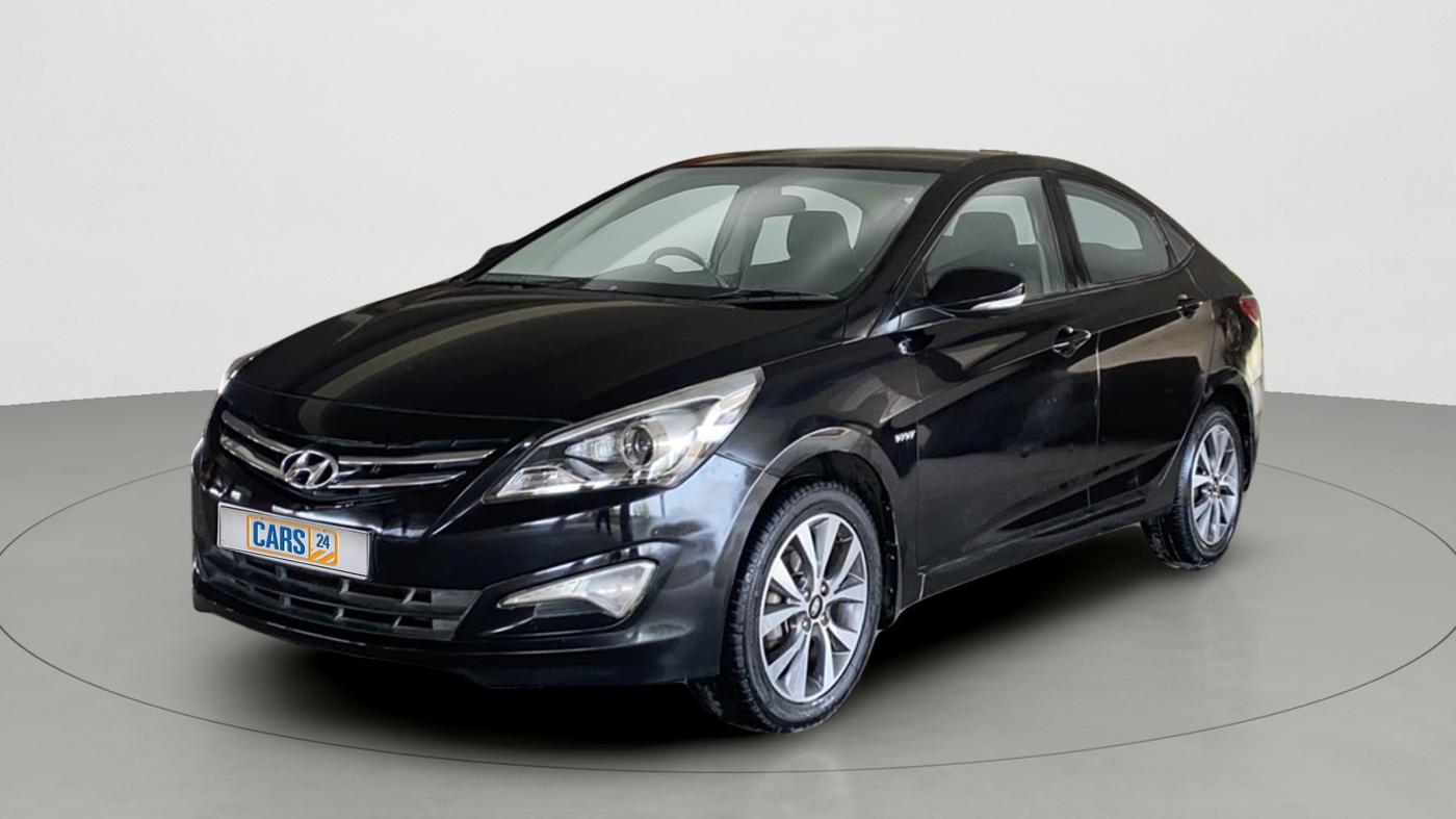 2016 Hyundai Verna FLUIDIC 4S1.6 VTVT SX AT, Petrol, Automatic, 69,672 km, Left Front Diagonal