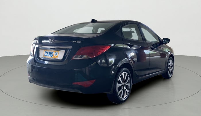 2016 Hyundai Verna FLUIDIC 4S1.6 VTVT SX AT, Petrol, Automatic, 69,672 km, Right Back Diagonal
