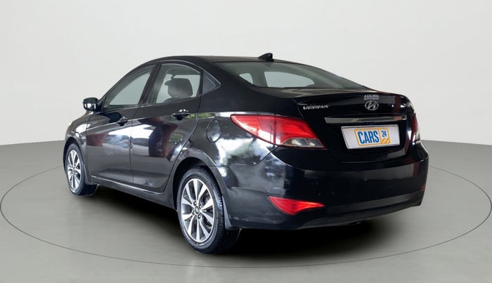 2016 Hyundai Verna FLUIDIC 4S1.6 VTVT SX AT, Petrol, Automatic, 69,672 km, Left Back Diagonal