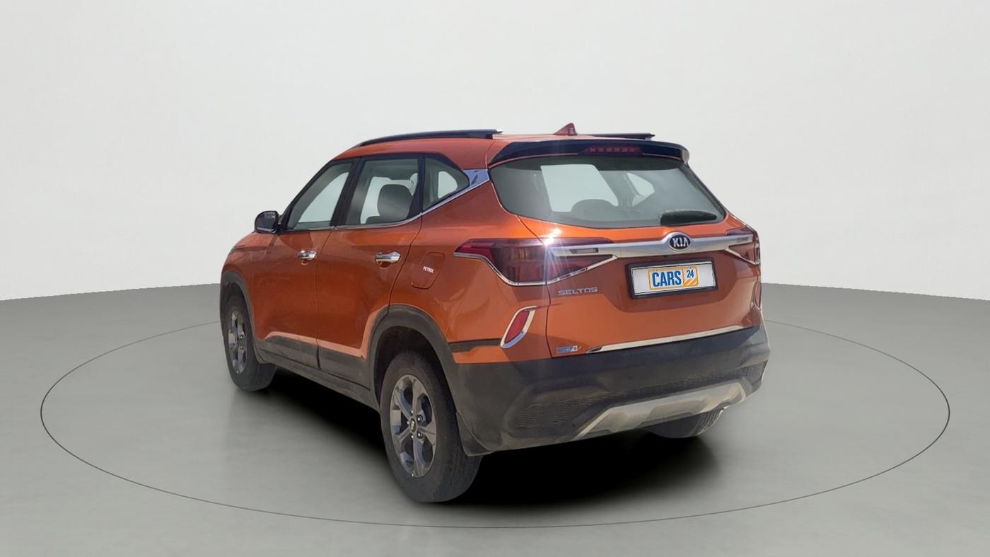2019 KIA SELTOS HTK PLUS 1.5, Petrol, Manual, 14,855 km, Left Back Diagonal