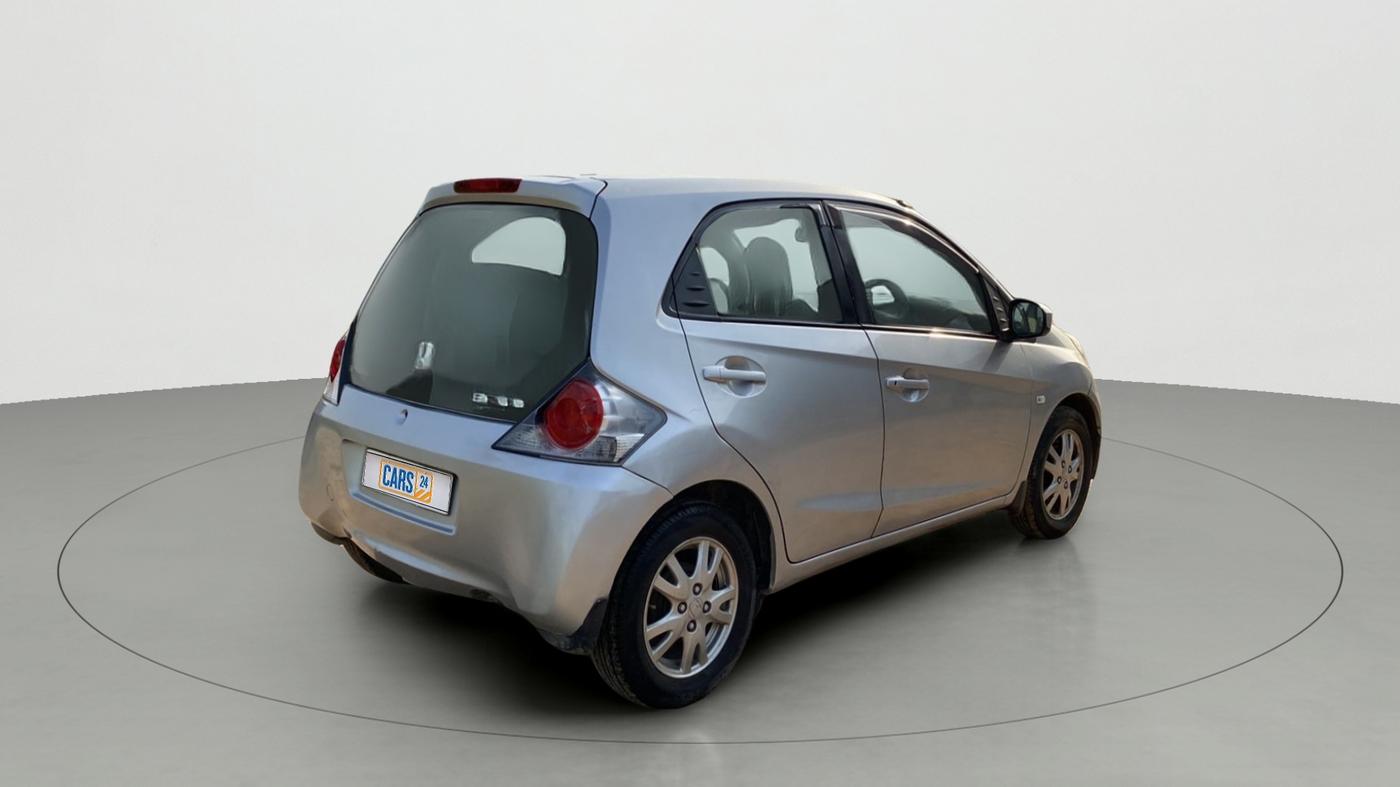 2012 Honda Brio V MT, Petrol, Manual, 83,124 km, Right Back Diagonal