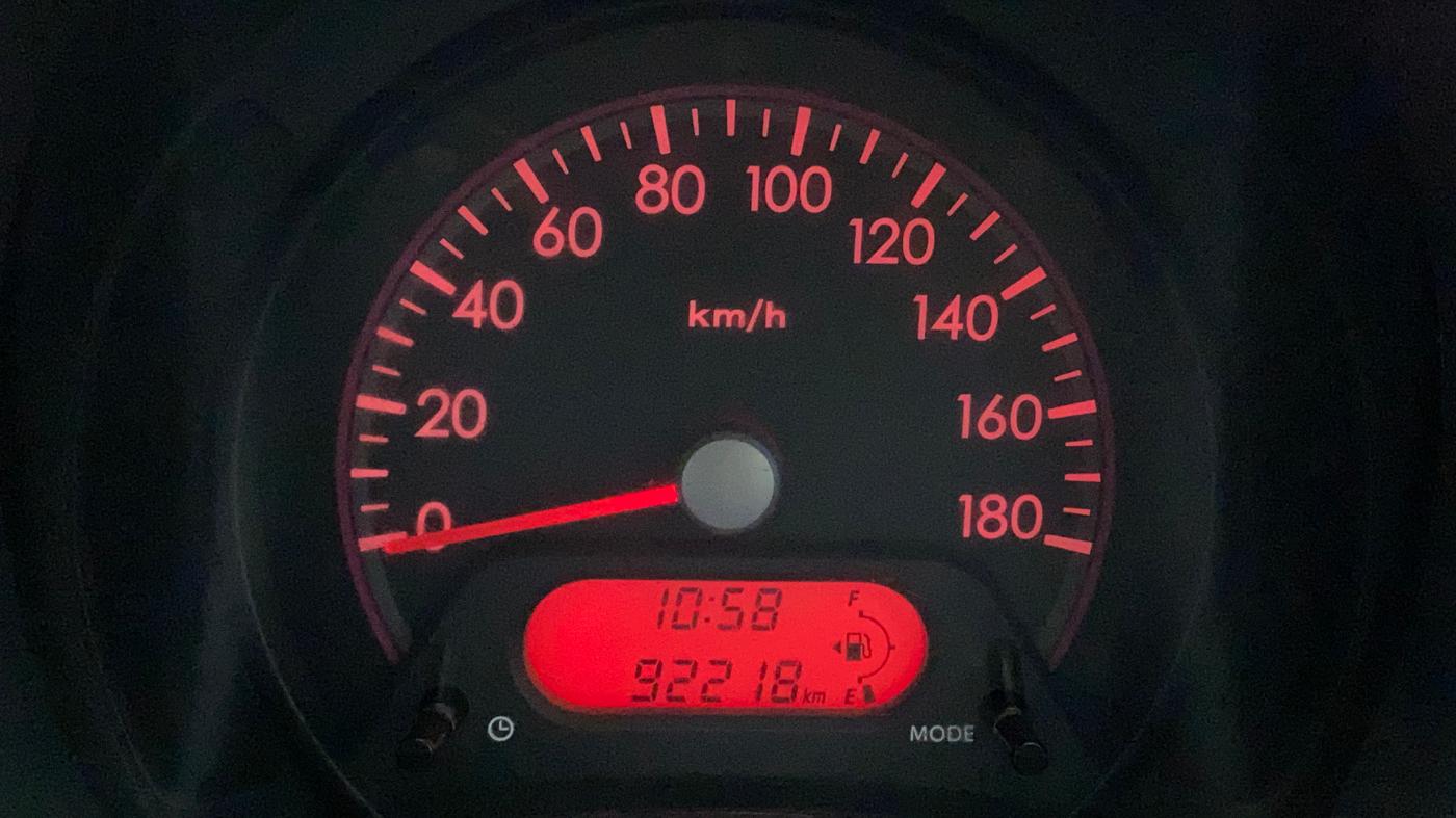 2011 Maruti A Star VXI, Petrol, Manual, 92,215 km, Odometer Image