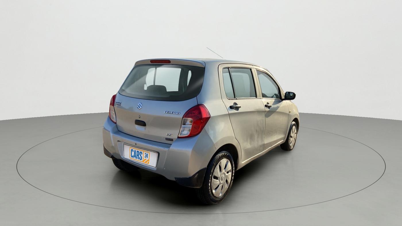 2015 Maruti Celerio VXI AMT, Petrol, Automatic, 77,300 km, Right Back Diagonal